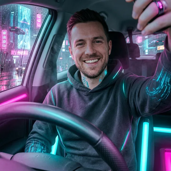 Cyberpunk neon example